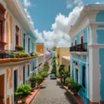 Vibrant streets of Old San Juan